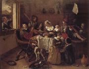 Jan Steen, The cheerful family